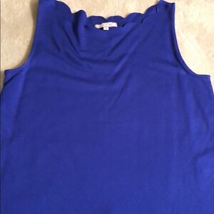 eri + ali purple meg scalloped tank